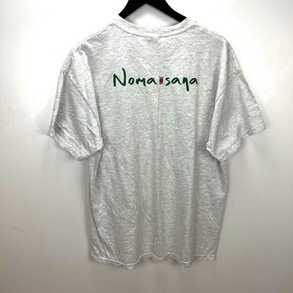 Vintage Out of Africa Kenya Nomadsaya Graphic Tee Large Gray Adult Unisex Fit - Picture 3 of 16